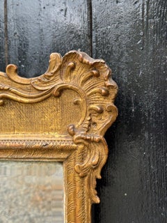 Baroque Wood Carved, Stuccoed and Gilded Mirror, Vienna Around 1700