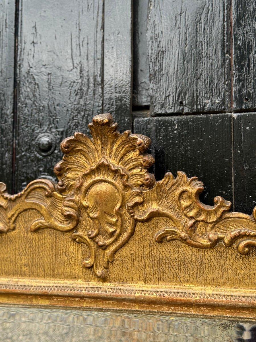 Verre Miroir baroque sculpté, clouté et doré, Vienne vers 1700 en vente