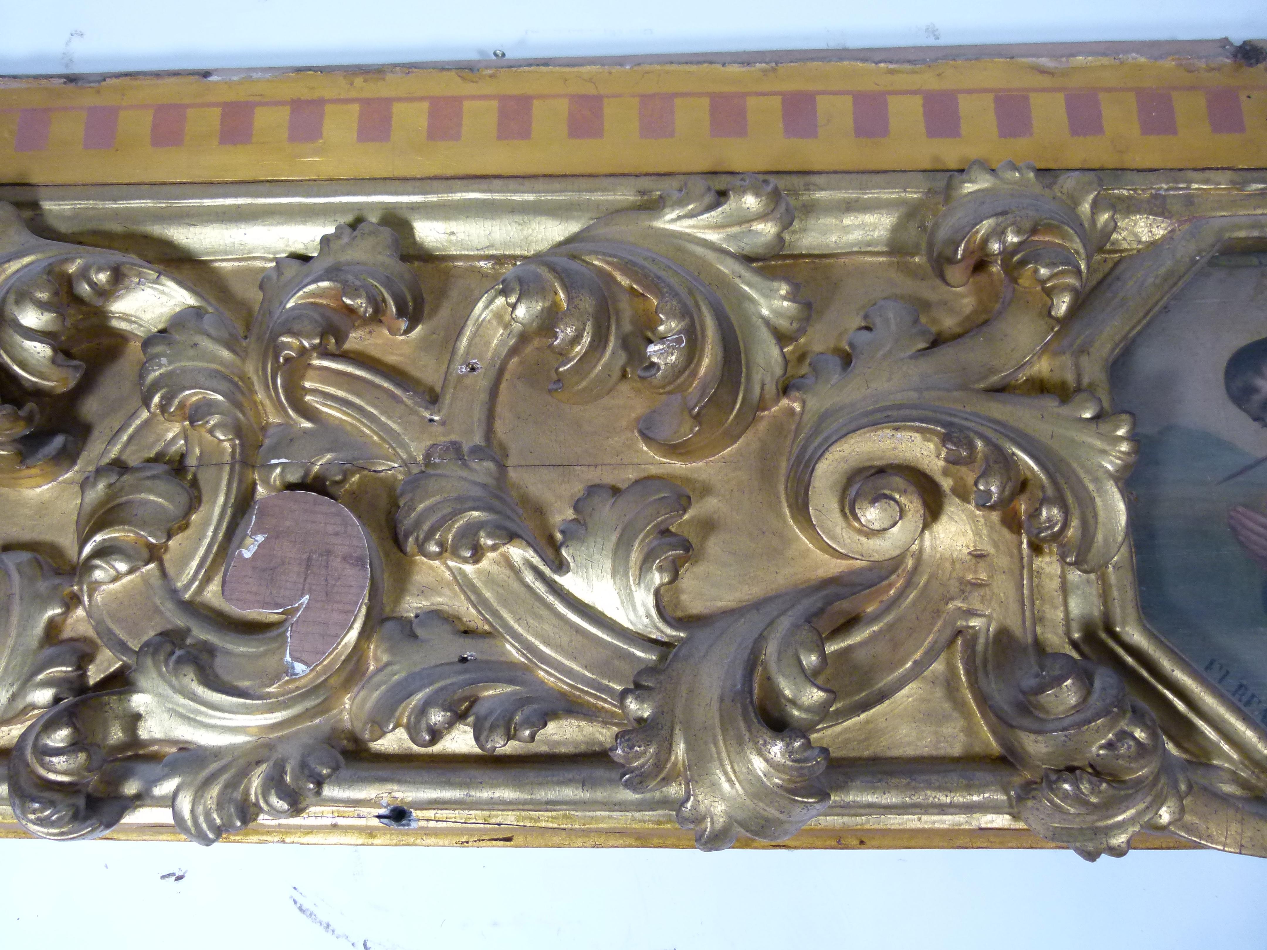 Baroque Wooden Frieze Fragment, Spain 2