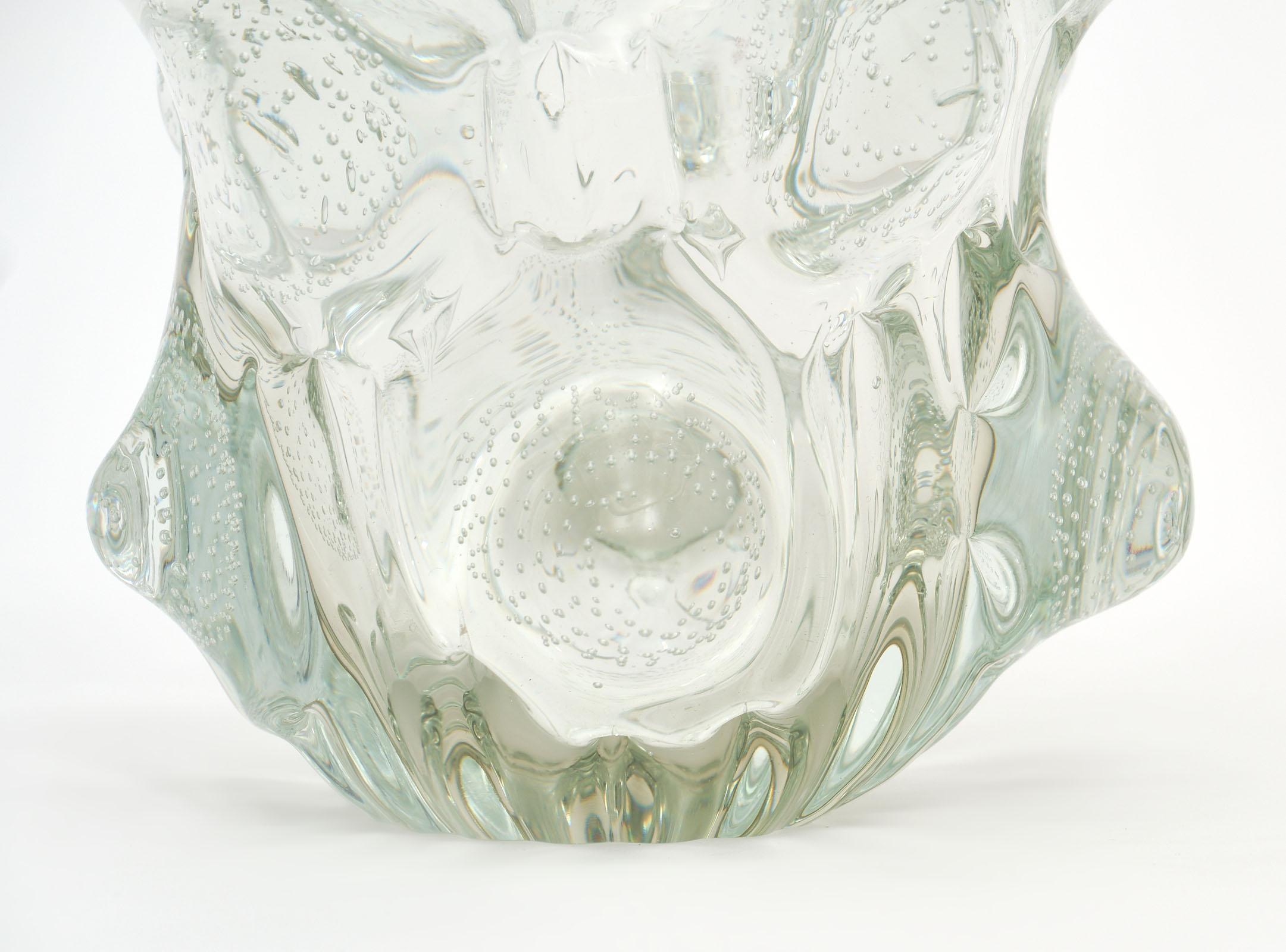 Barovier “A Bolle” Vintage Murano Glass Vase 2