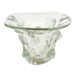 Barovier “A Bolle” Vintage Murano Glass Vase