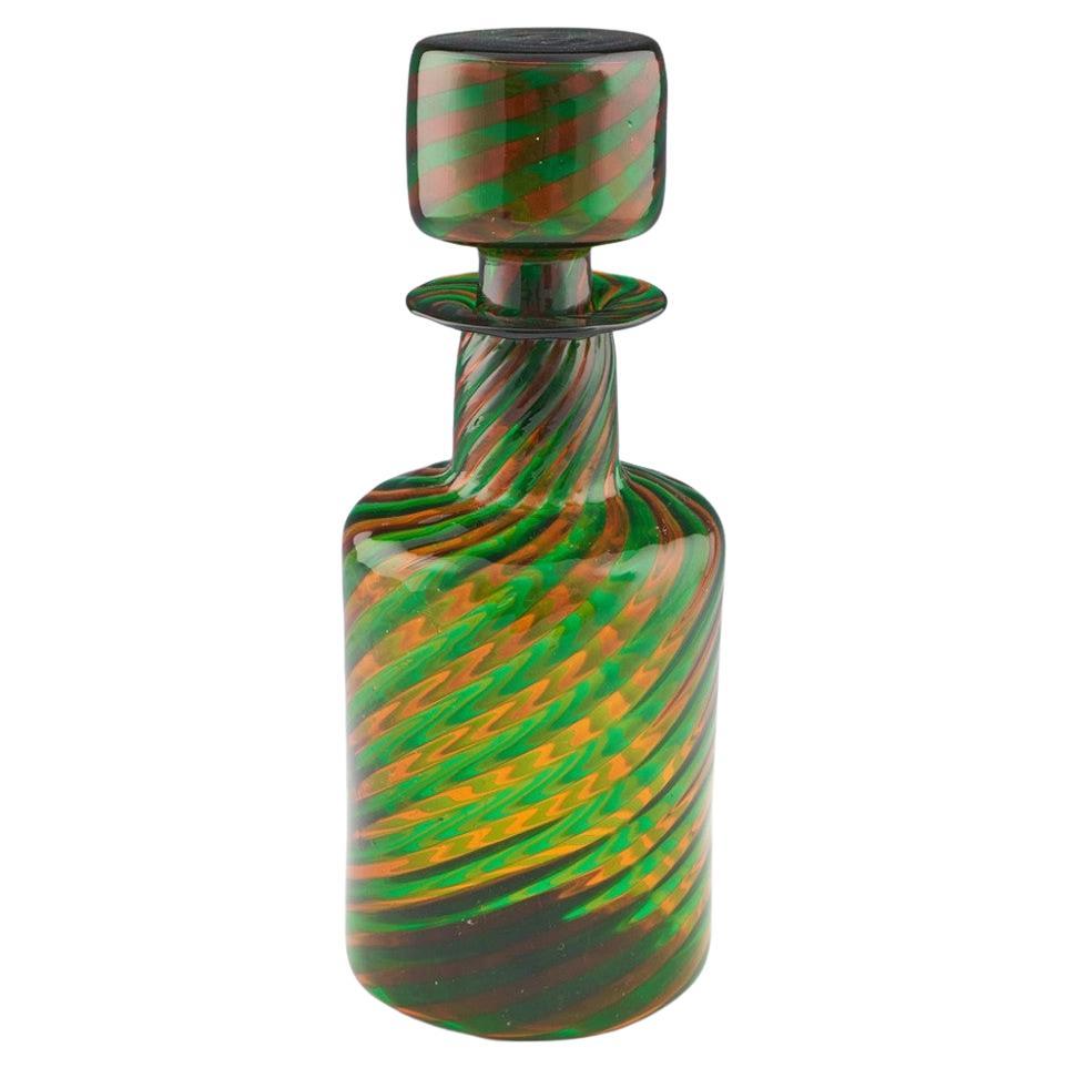 Barovier and Toso a Canne Decanter Bottle, circa 1955
