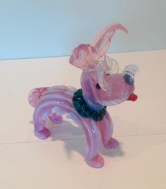 Barovier and Toso Murano Dog Sculpture, 1950s
