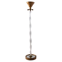 Barovier y Toso Lámpara de pie de cristal de Murano