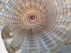 Barovier and Toso Murano Zebrato bowl by Ercole Barovier