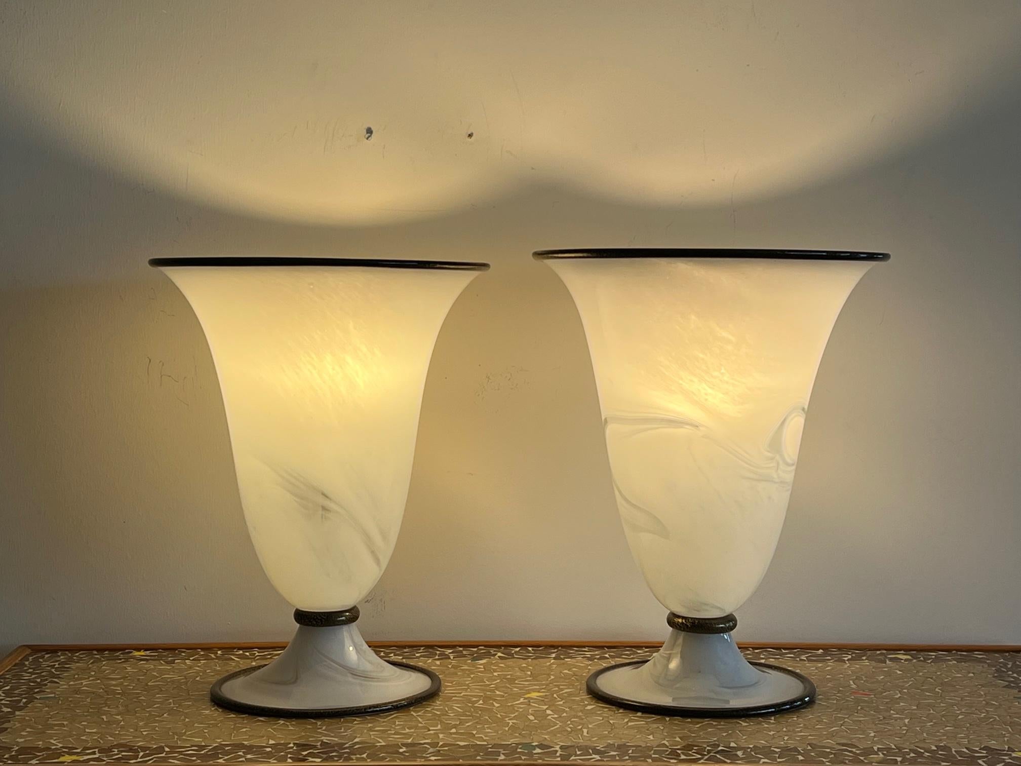 Modern Barovier And Toso Primavera Lamps For Sale