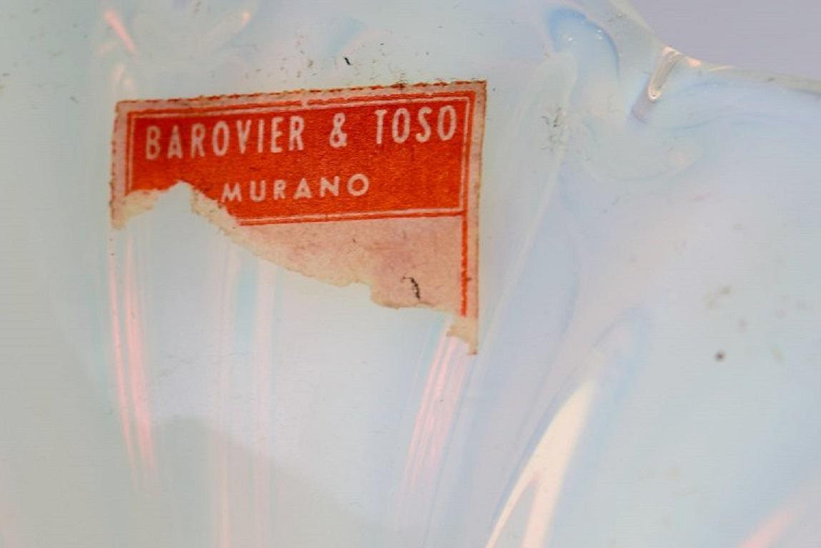 Barovier e Toso, Venezia, Grande lampada da tavolo in vetro artistico soffiato a bocca in vendita 1
