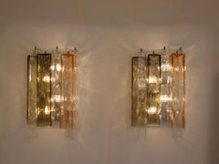 Barovier and Toso wall lights. Italy c1980