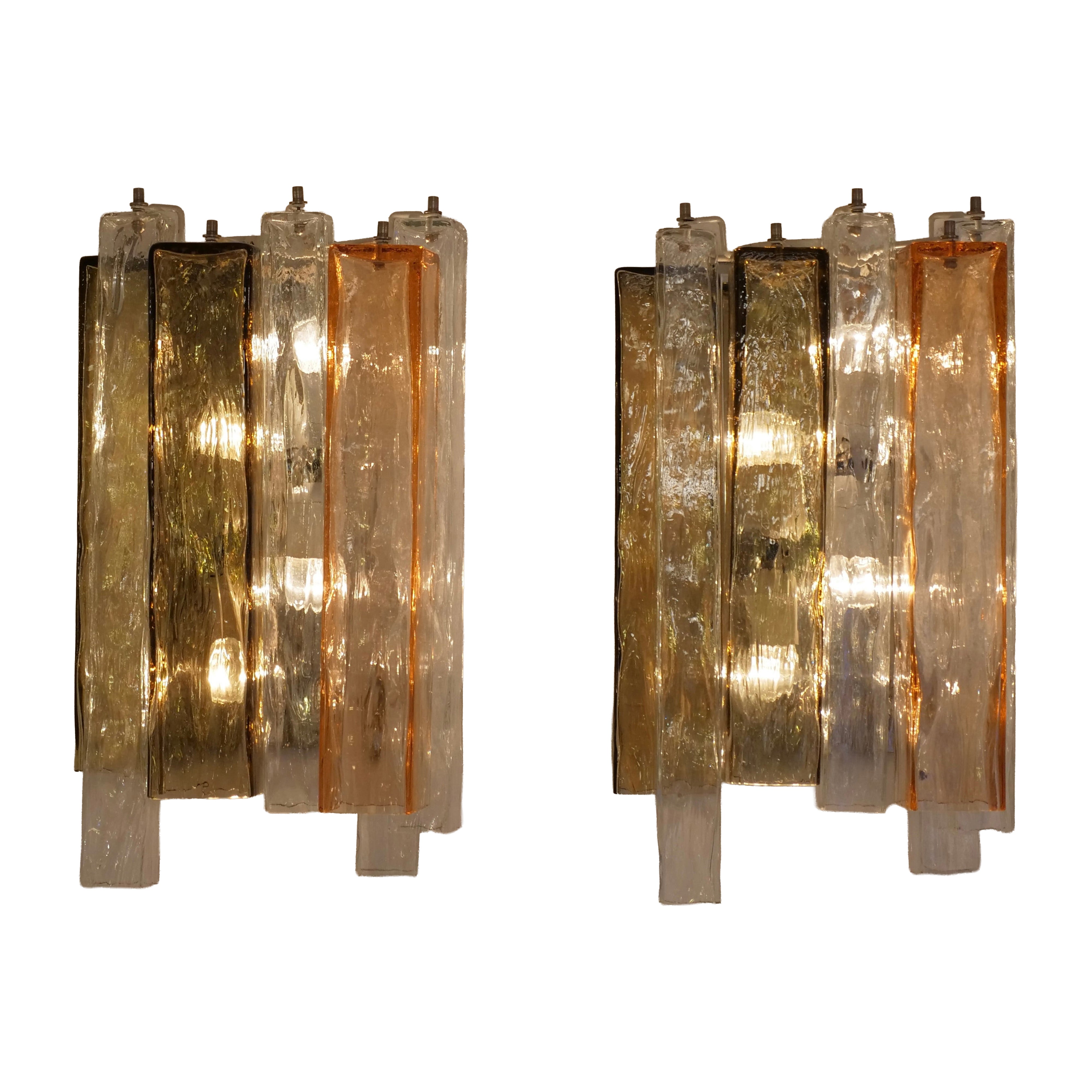 Apliques Barovier y Toso. Italia c1980 en venta