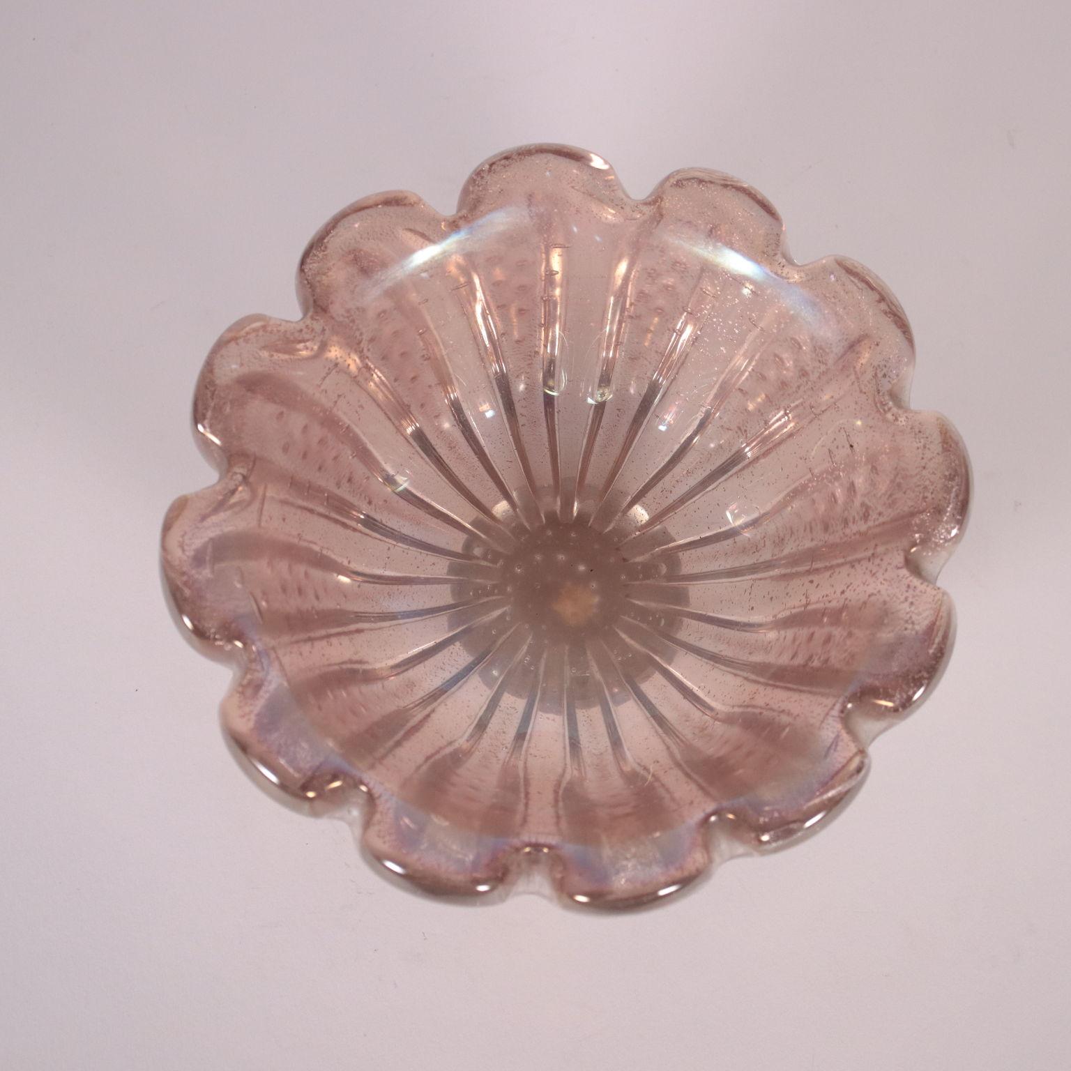 Other Barovier Bowl Glass Murano, Italy, 1940s For Sale