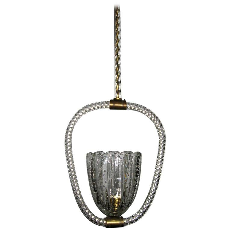 Barovier chandelier For Sale