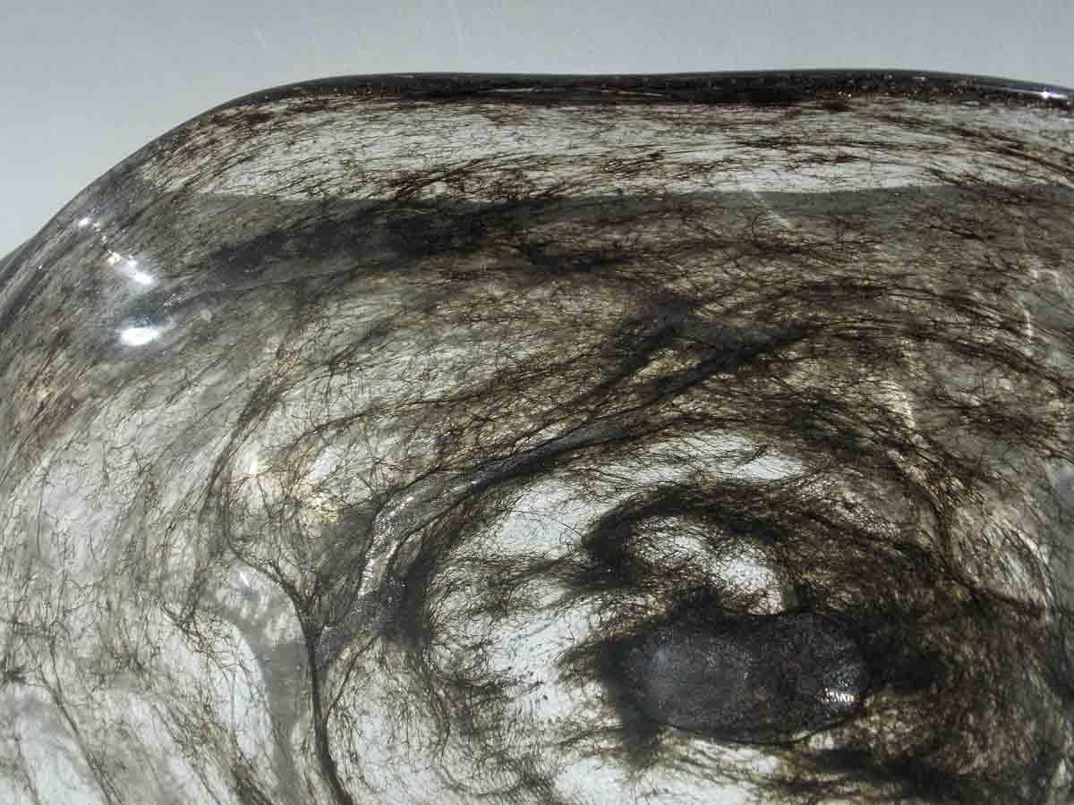 Milieu du XXe siècle Bol/ Plateau Crepuscolo Barovier en vente