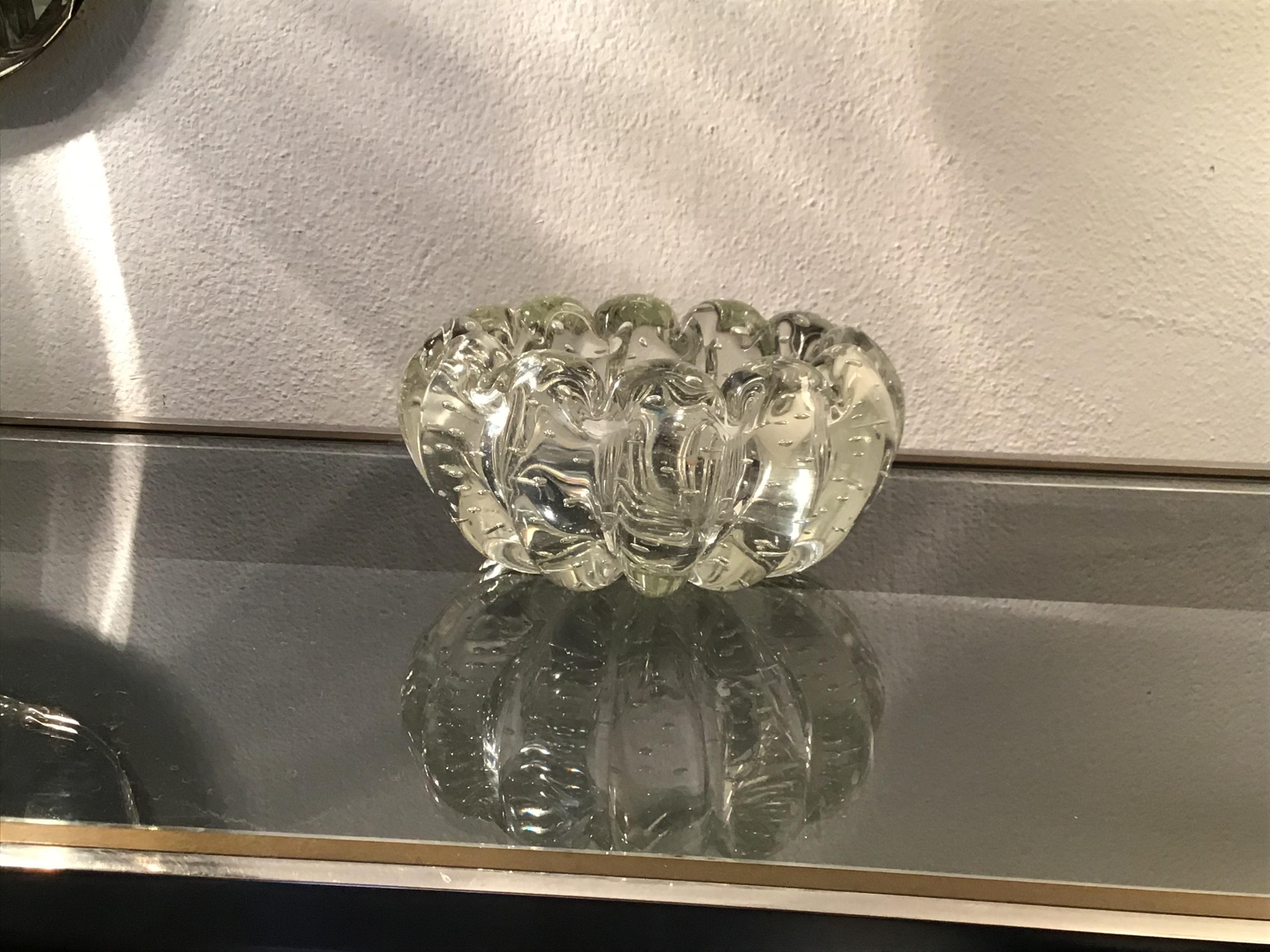 Barovier Et Toso Ashtray/Centerpiece/Pocket Emptier Murano Glass, 1940, Italy in vendita 5