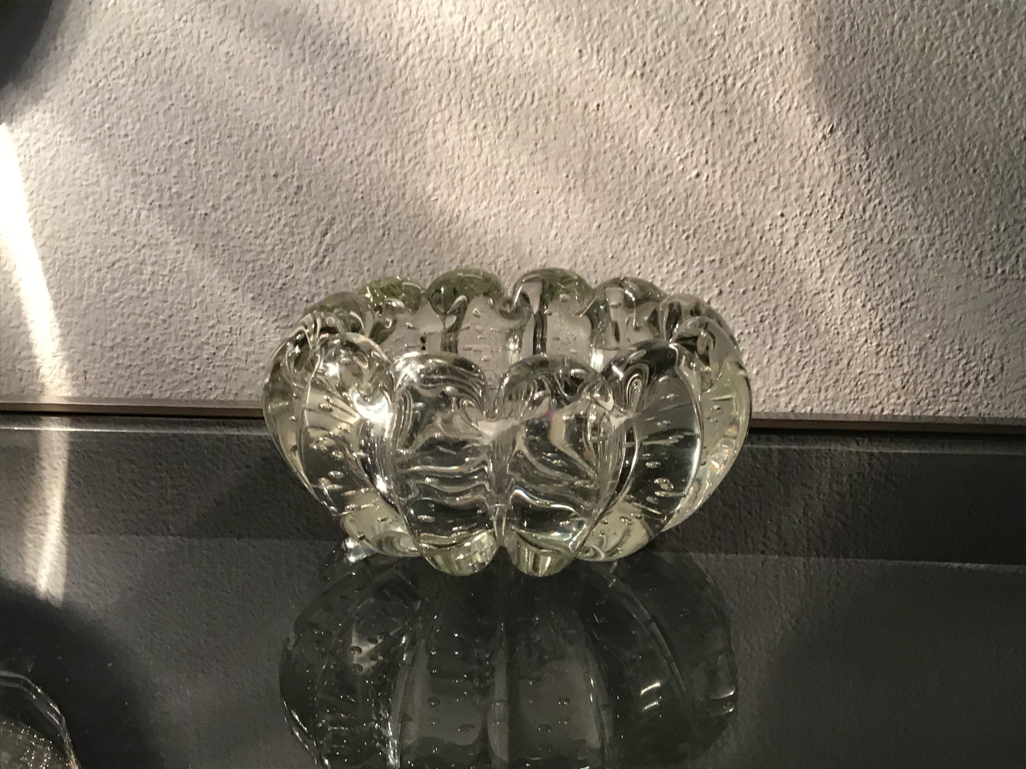 Barovier Et Toso Ashtray/Centerpiece/Pocket Emptier Murano Glass, 1940, Italy in vendita 2