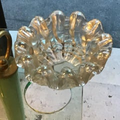 Centre de table Barovier et Toso  Verre de Murano irisé  1940 Italie
