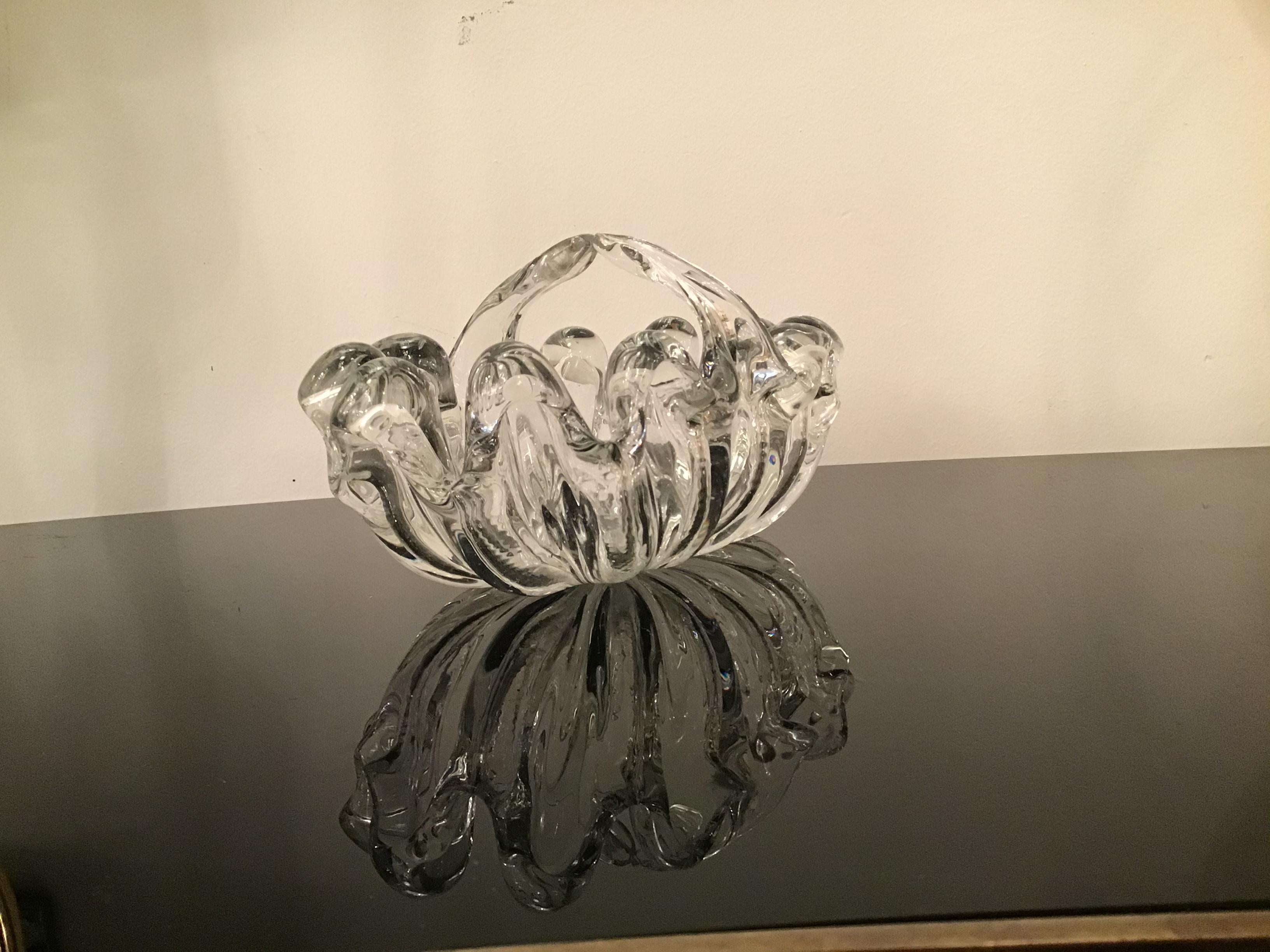 Barovier e Toso Centerpiece Murano Glass, 1940, Italy  For Sale 4