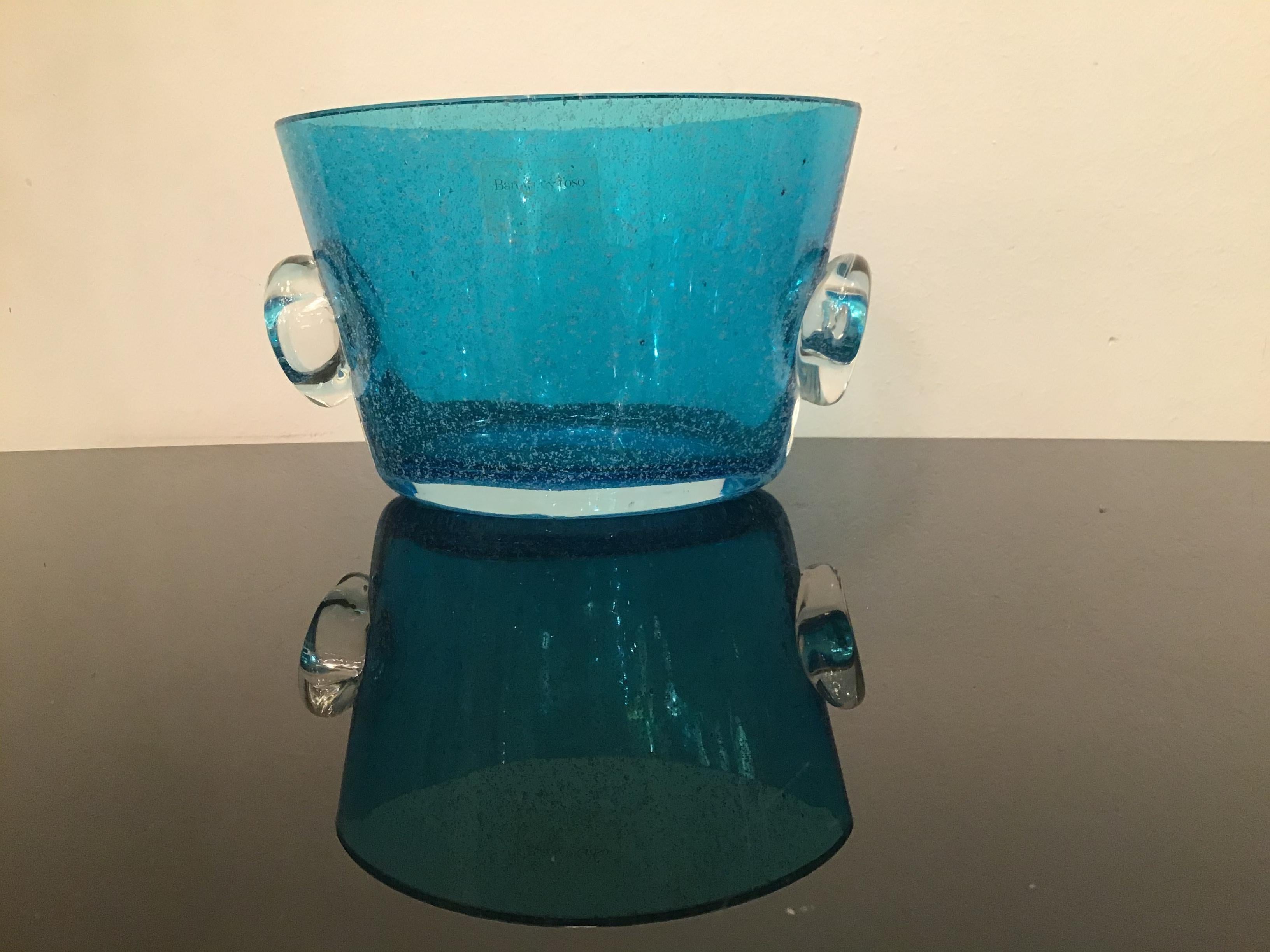 Italian Barovier e Toso Centerpiece Murano Glass 1965 Italy For Sale