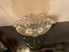 Barovier and Toso Centerpiece/ Empty Pockets Iridescent Murano Glass 1940 Italy