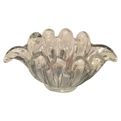 Barovier and Toso Centerpiece/ Empty Pockets Iridescent Murano Glass 1940 Italy