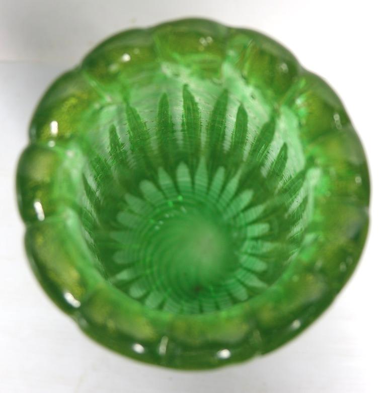 Barovier e Toso Vaso in vetro artistico di Murano Cordonato D' Oro in vendita 2