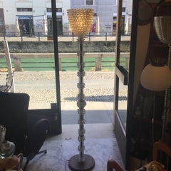 Barovier e Toso Floor Lamp "Rostrato" Murano Glass Brass 1940 Italy