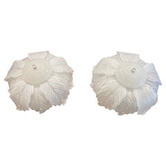 Vintage A Pair of Barovier e Toso Ceiling Lights