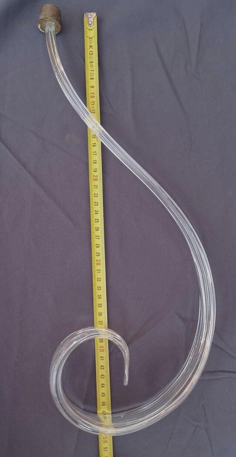 Barovier & Toso Murano Glass Chandelier or Lantern, Italy 1950's For Sale 4