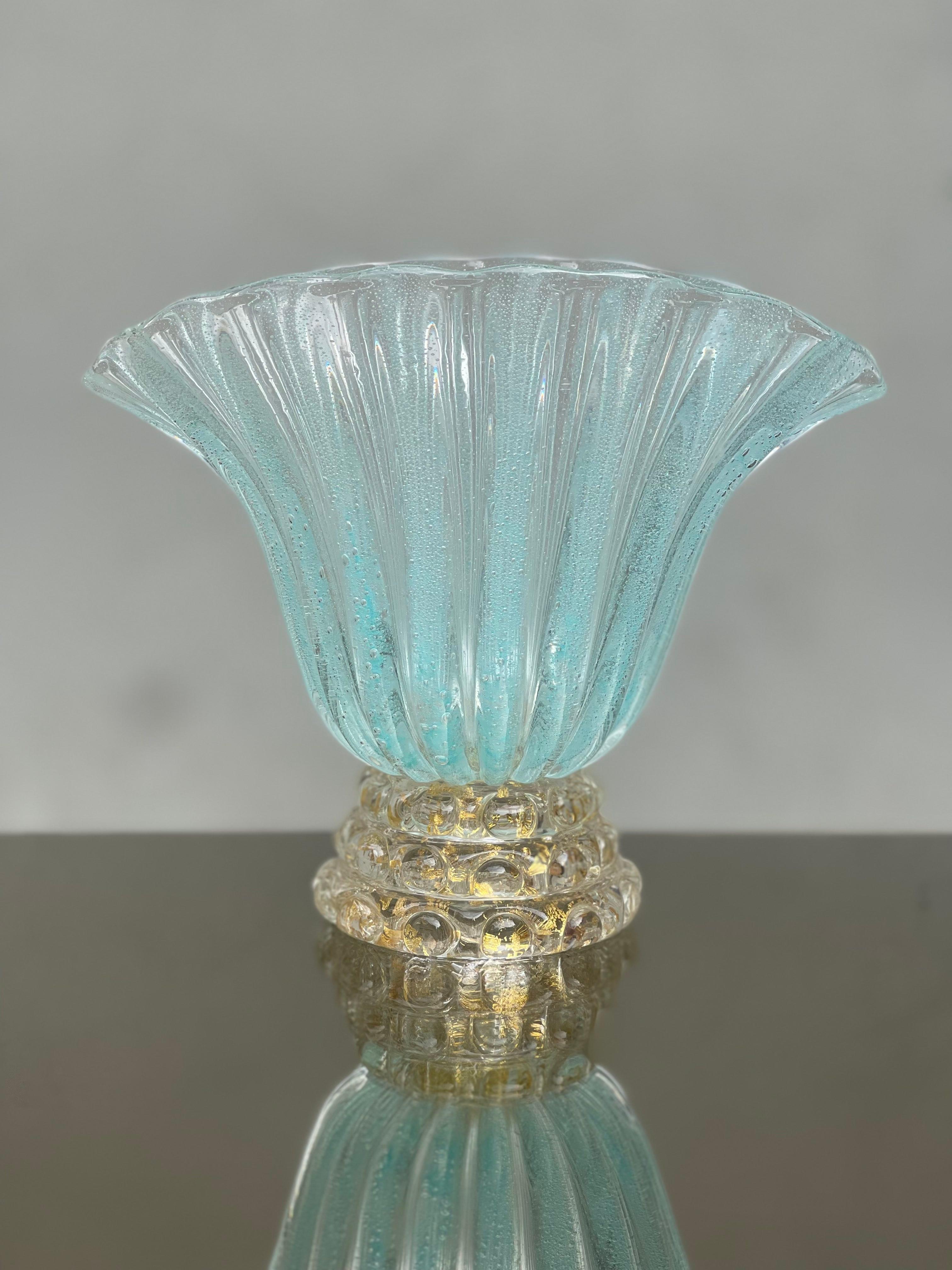 barovier e toso lenti vaso di murano - murano - barovier - toso - Murano Vase  For Sale 1