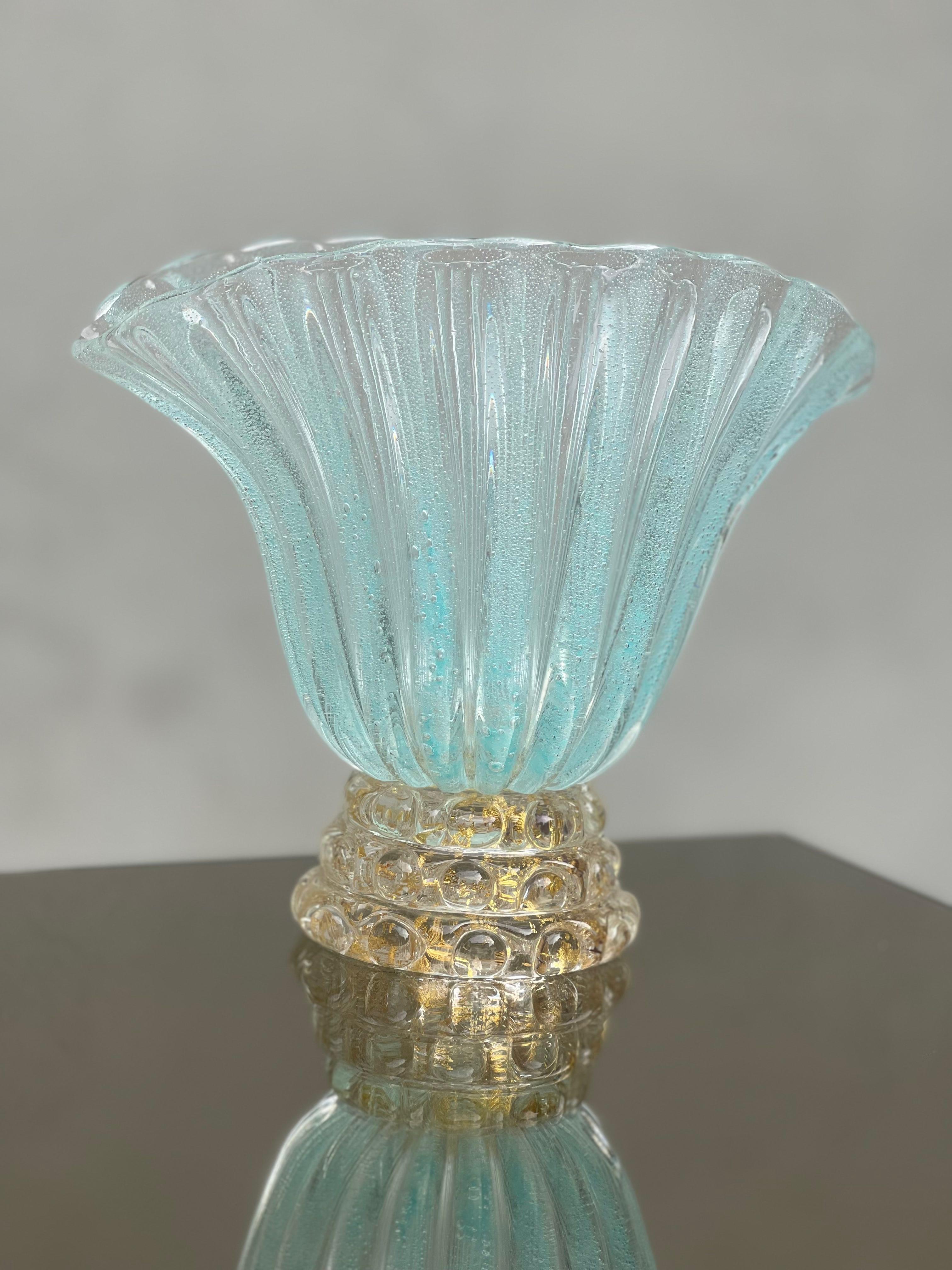 barovier e toso lenti vaso di murano - murano - barovier - toso - Murano Vase  For Sale 2