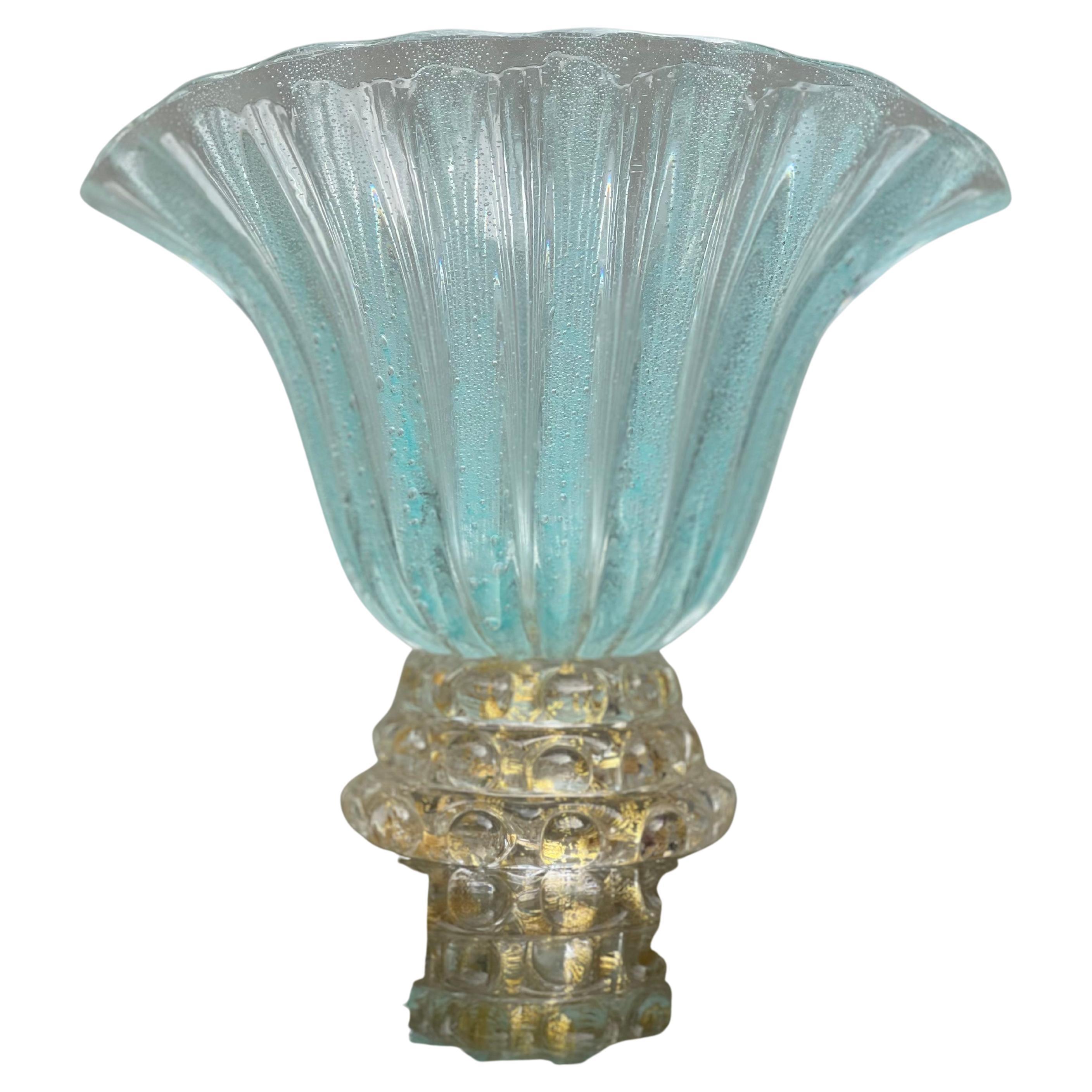 barovier e toso lenti vaso di murano - murano - barovier - toso - Murano Vase  For Sale