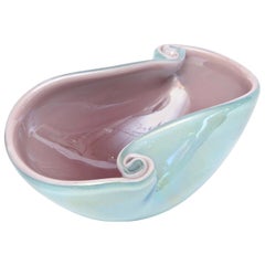 Barovier e Toso Murano Glass Bowl Italian Mid-Century Modern