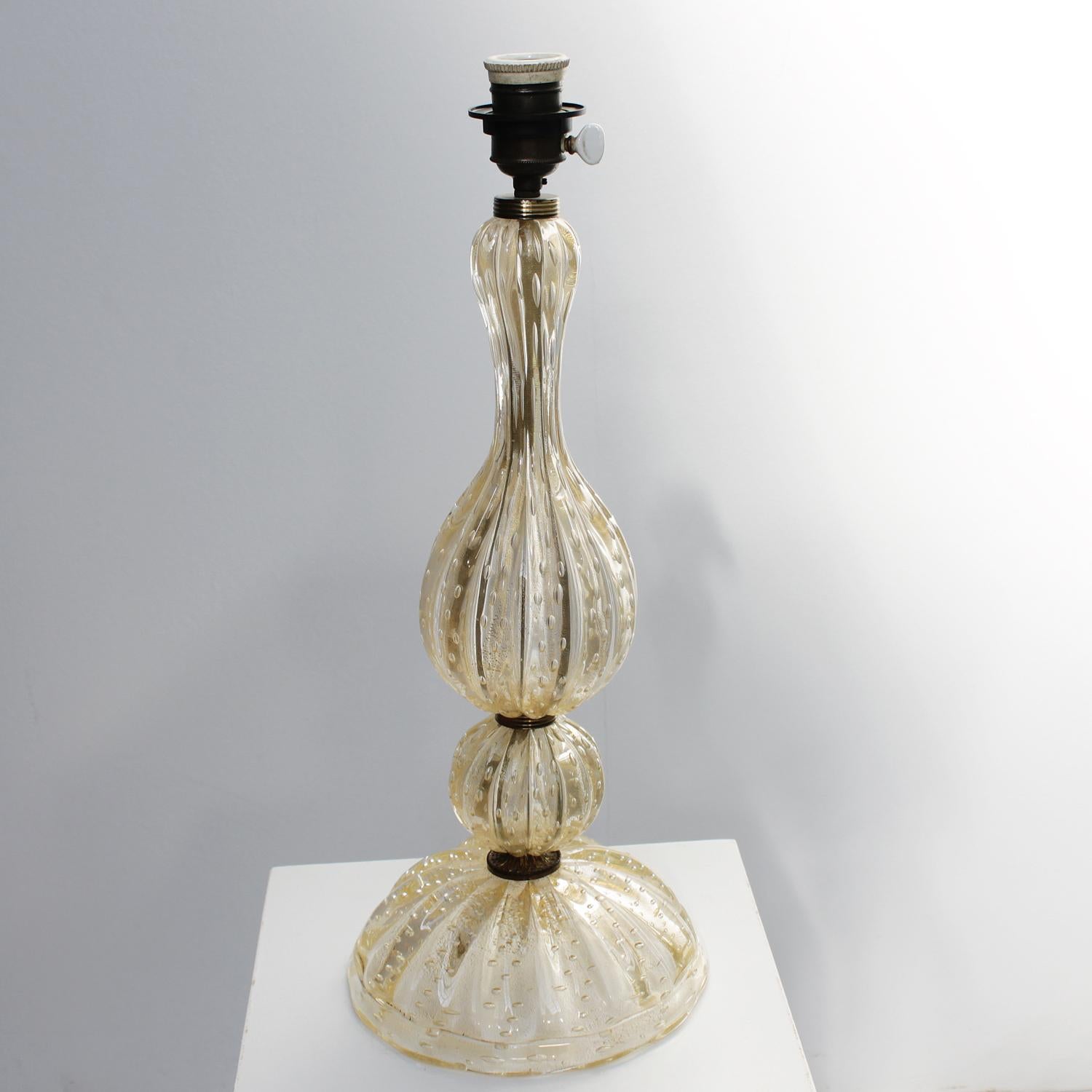 Barovier e Toso Murano Glass Lamp Base For Sale 5