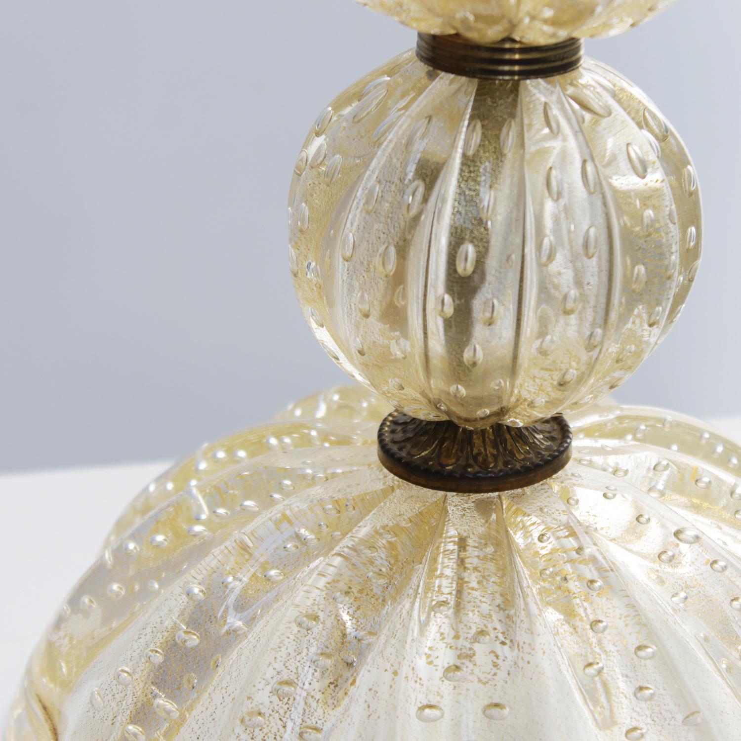 Barovier e Toso Murano Glass Lamp Base For Sale 6