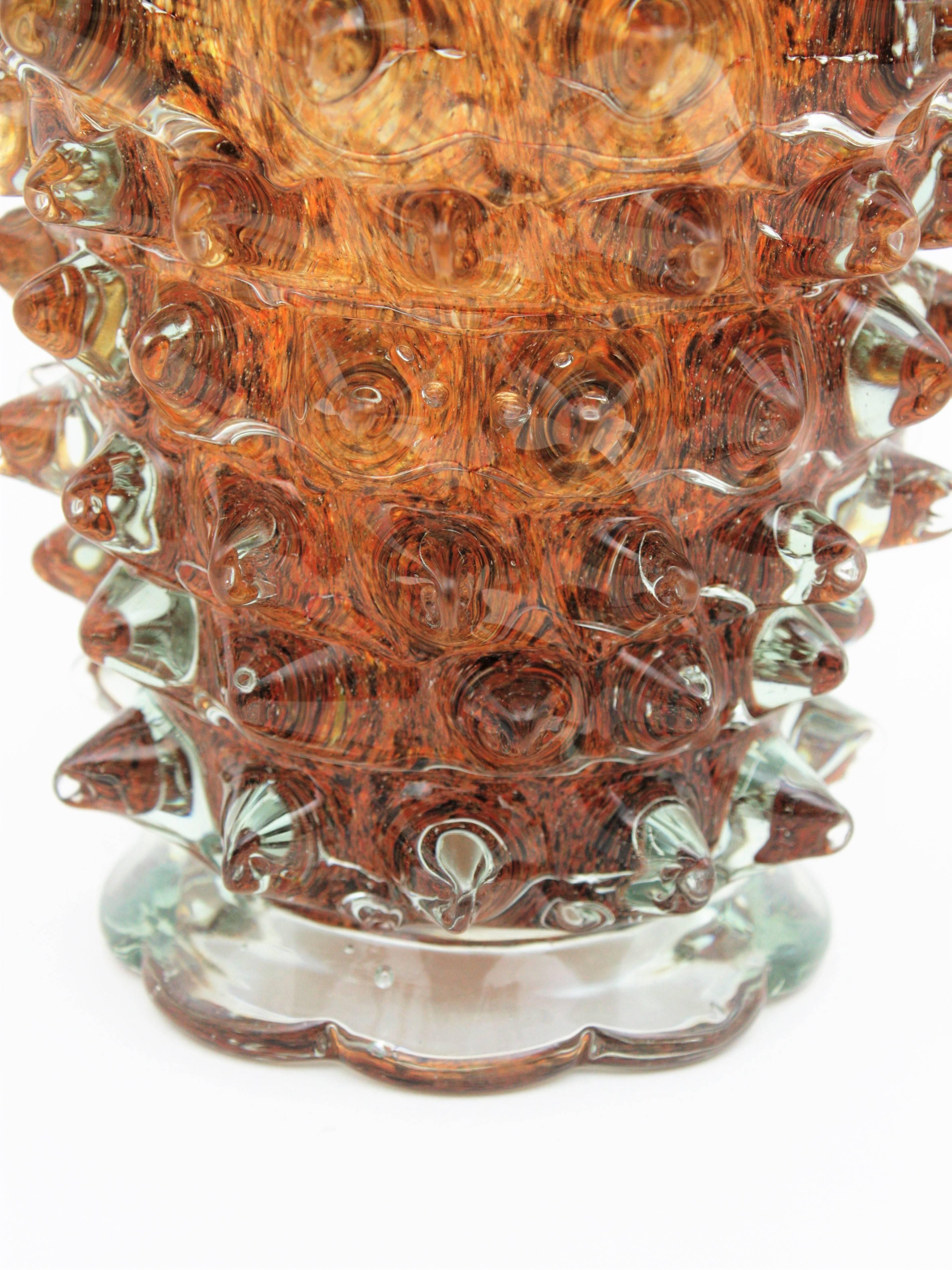 Barovier e Toso Murano Glass 'Rostrato' Vase, 1930s 1