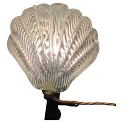 Barovier e Toso Sconce in ottone e vetro di Murano 1940 Italia