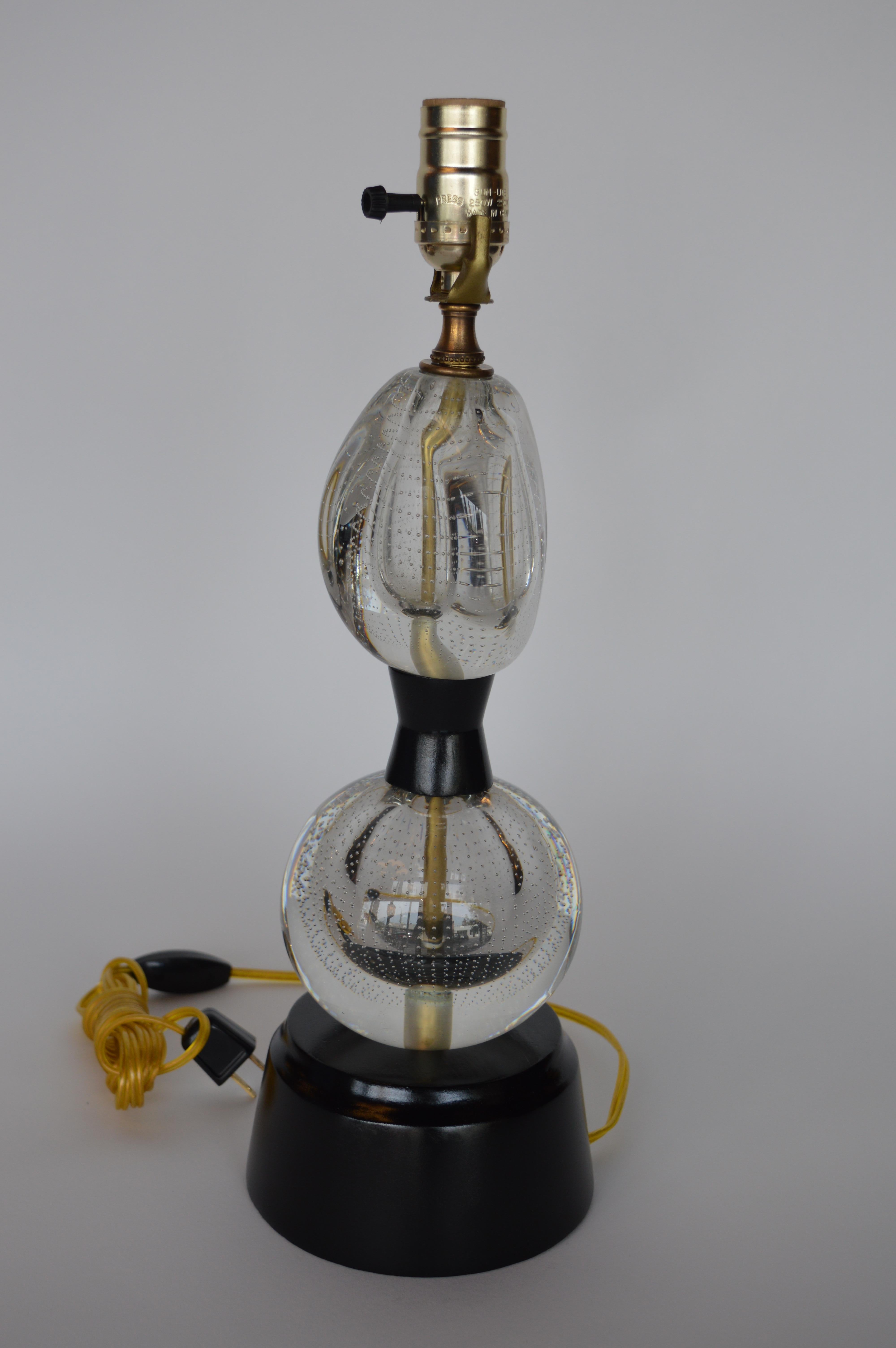 20th Century Barovier e Toso Table Lamp For Sale