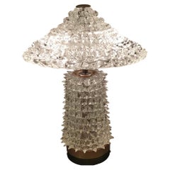 Barovier e Toso Table Lamp Murano Glass Brass 1940 Italy 