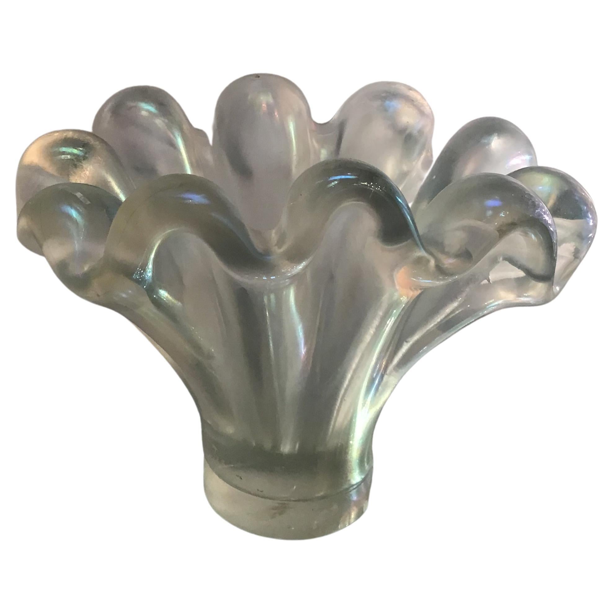 Barovier e Toso Vase /Centerpiece Murano Iridescente Glass, 1940, Italy For Sale