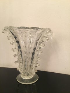Barovier e Toso Vase Murano Glass 1940 Italy