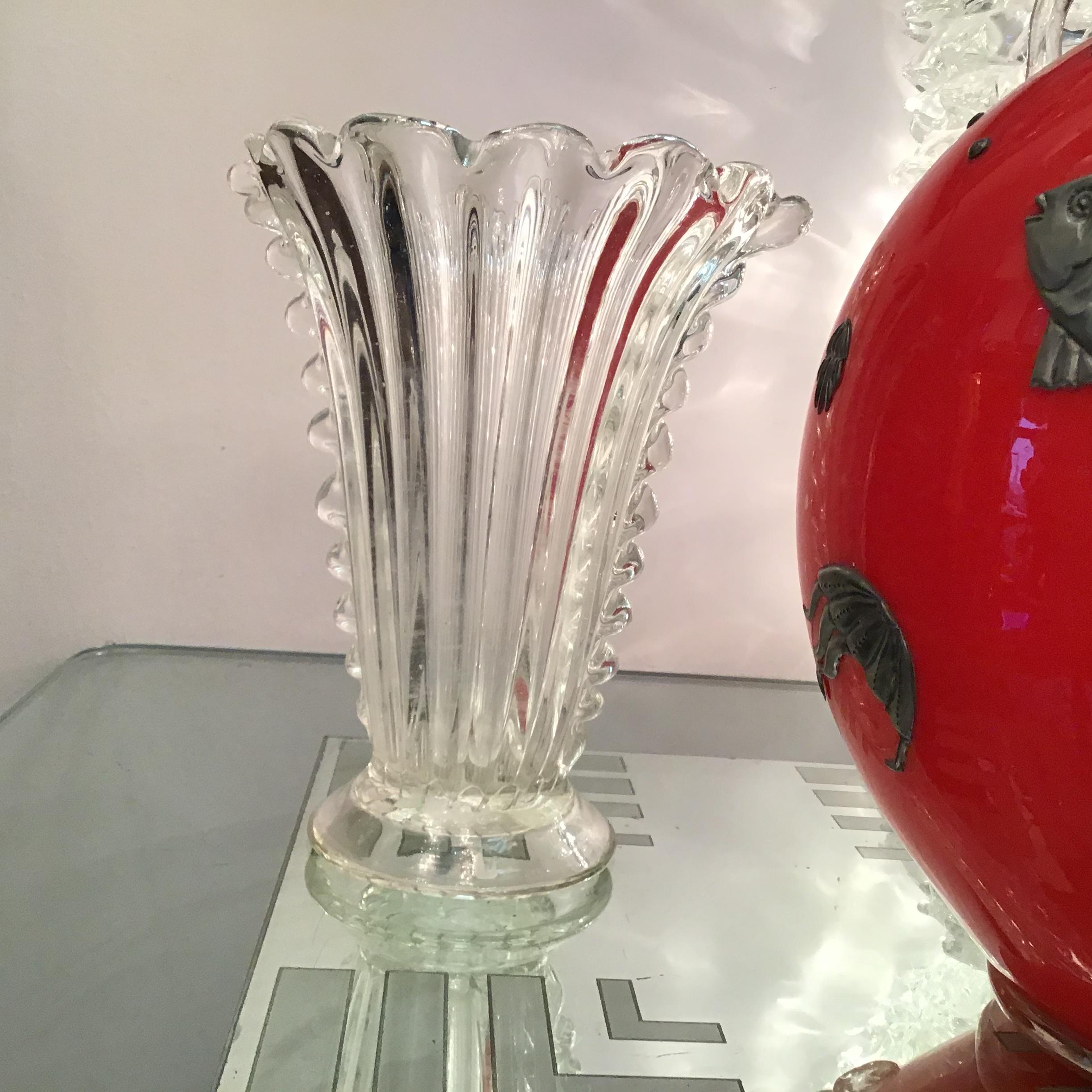 Autre Vase Barovier & Toso de Murano, 1940, Italie en vente