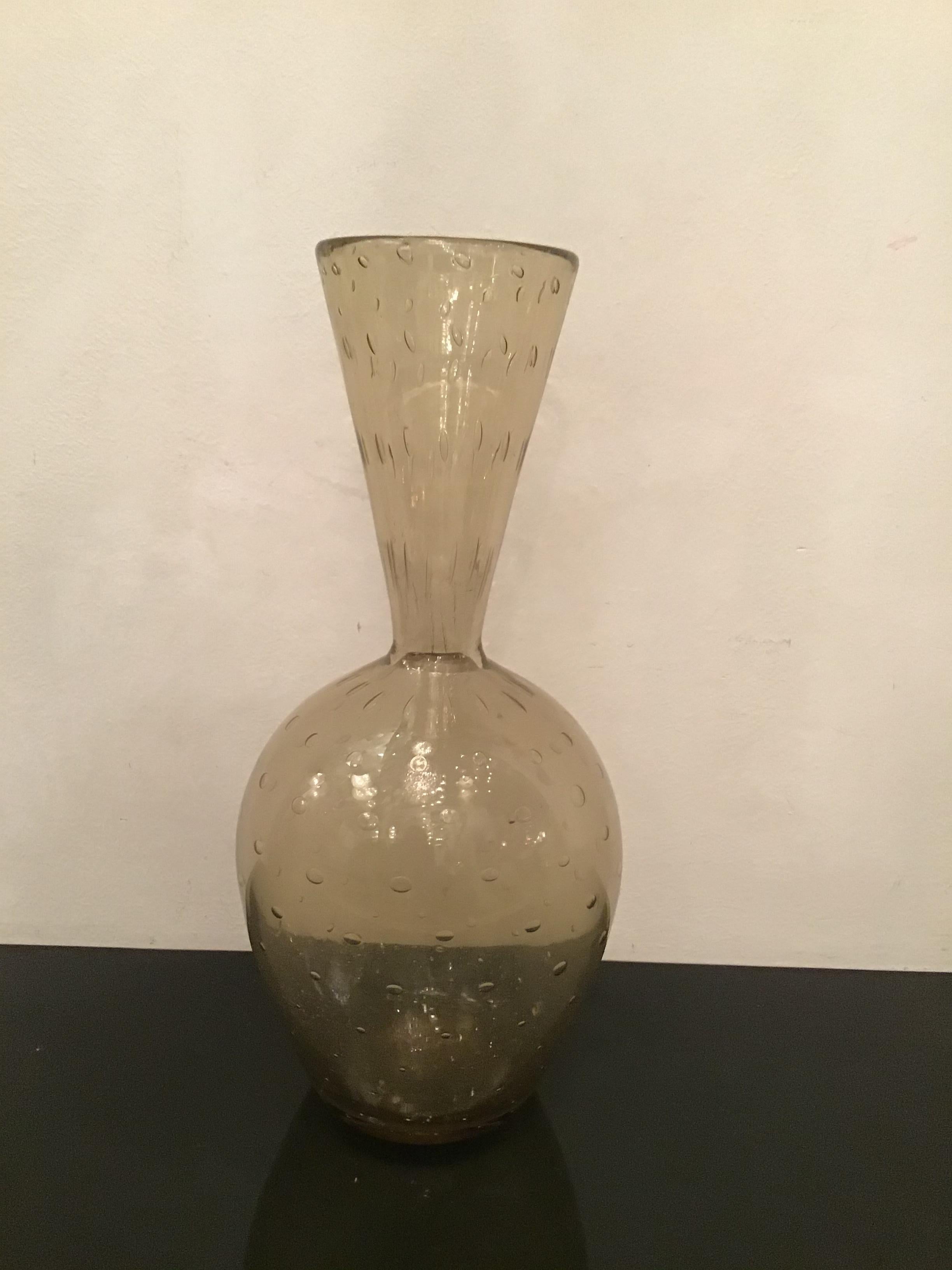 Barovier e Toso-Vase aus Muranoglas, Italien, 1950  im Angebot 7