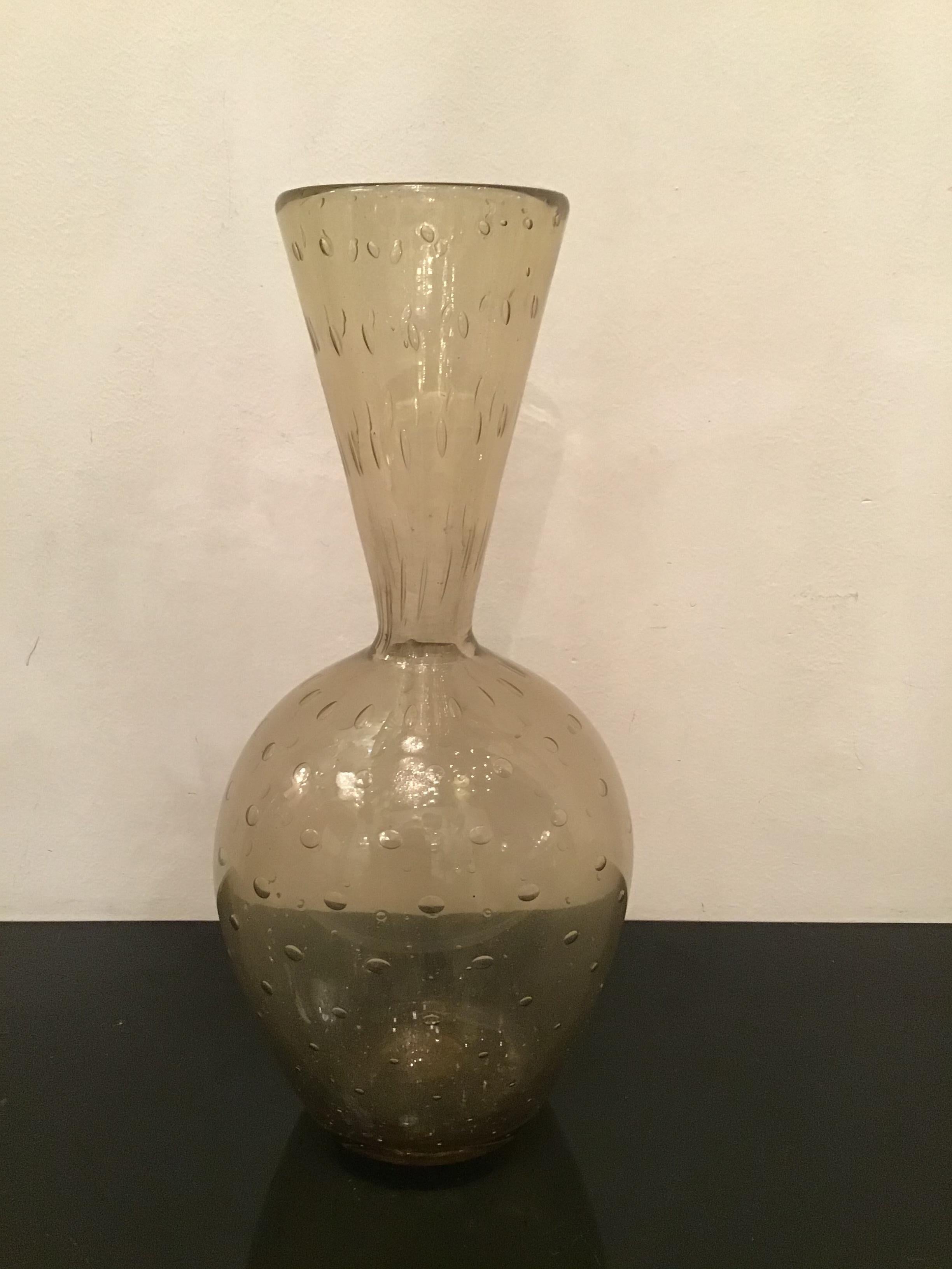 Other Barovier e Toso Vase Murano Glass, 1950, Italy For Sale