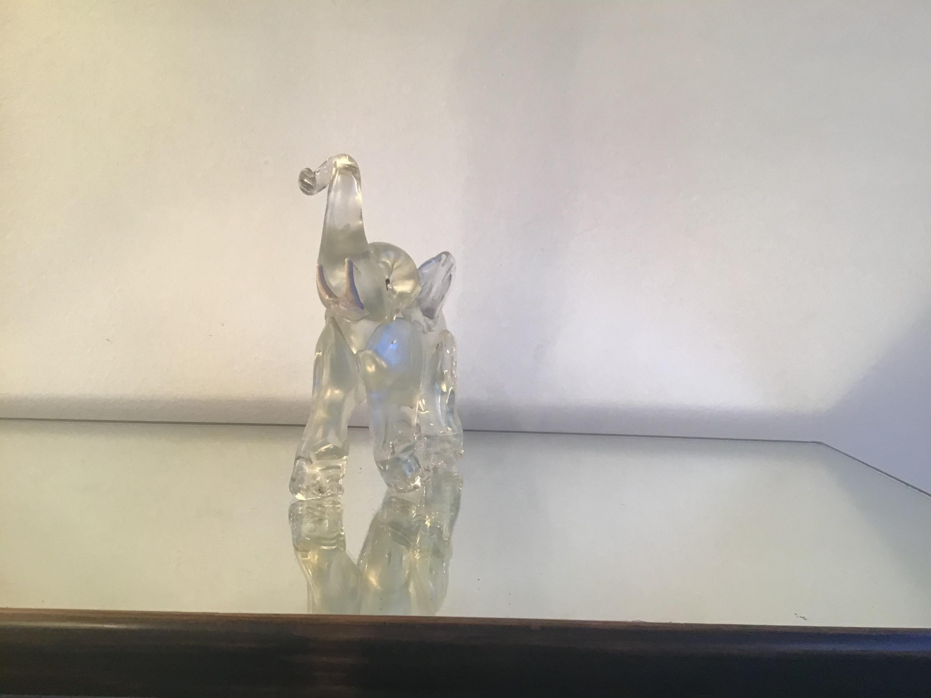 Other Barovier Elephant Irridescent Murano Glass 1940 Italy