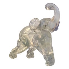 Barovier Elefant schillerndes Muranoglas 1940 Italien