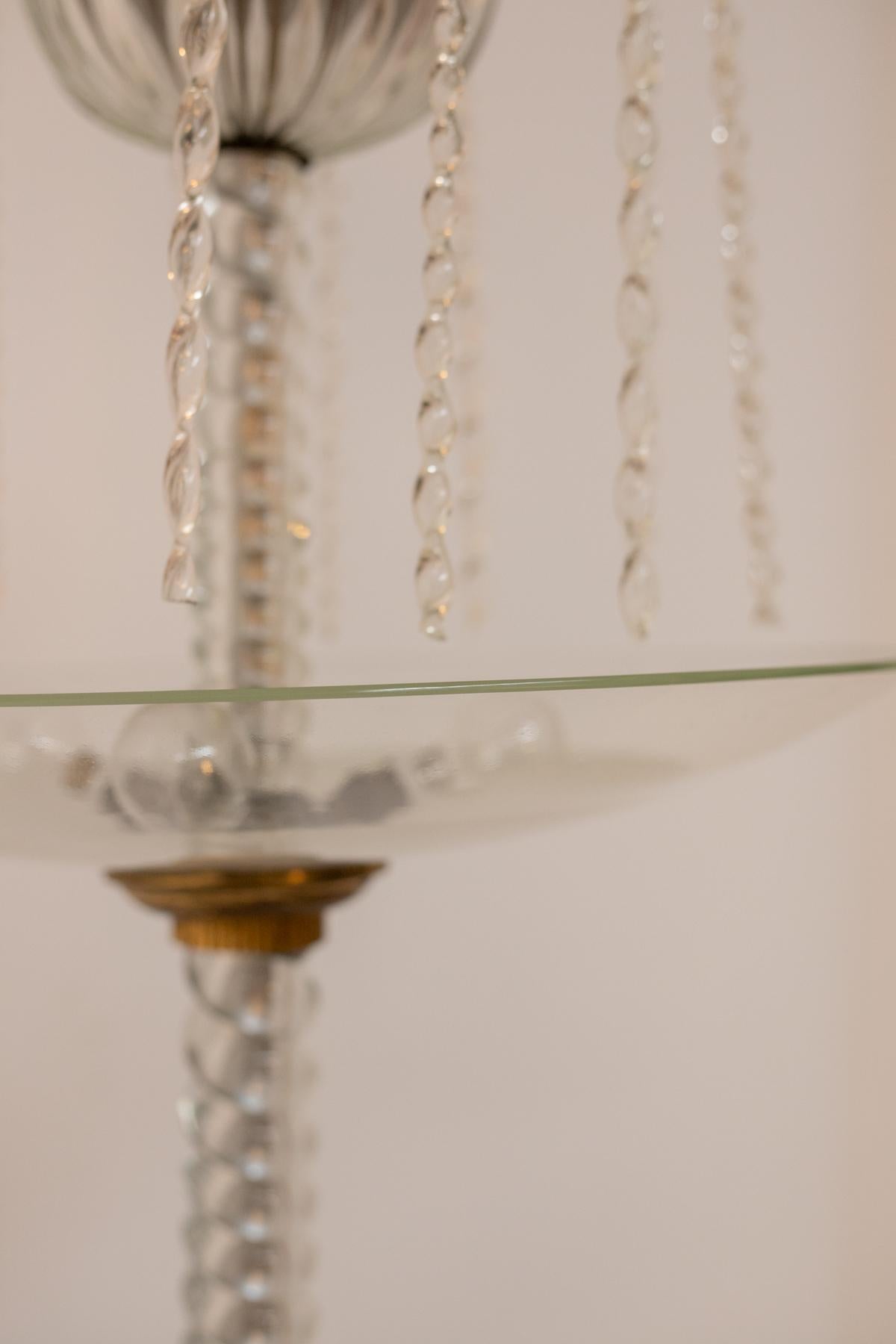 Barovier Ercole Floor Lamp in Murano Glass and Brass 6