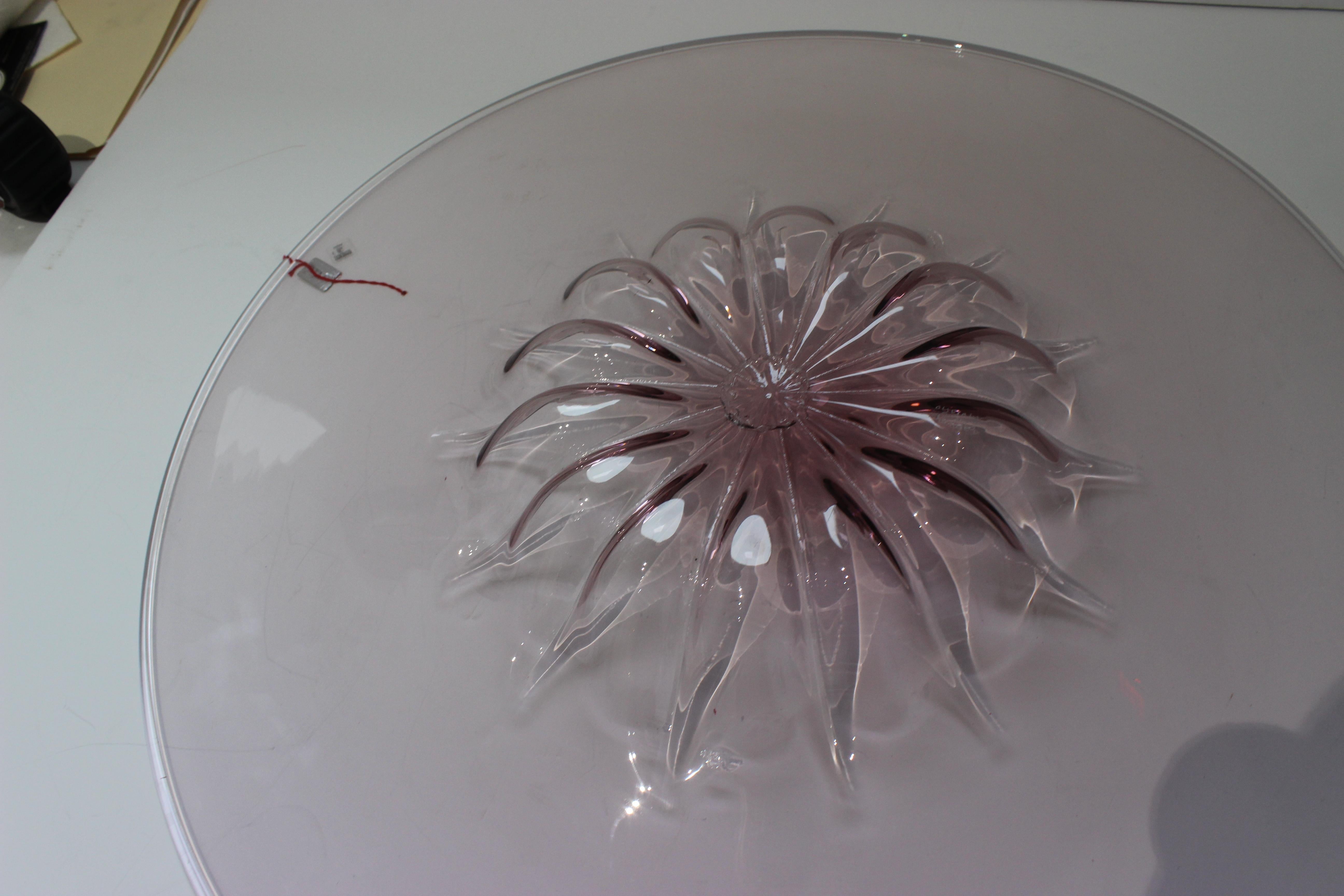 Barovier et Toso Murano Glass Dish For Sale 6