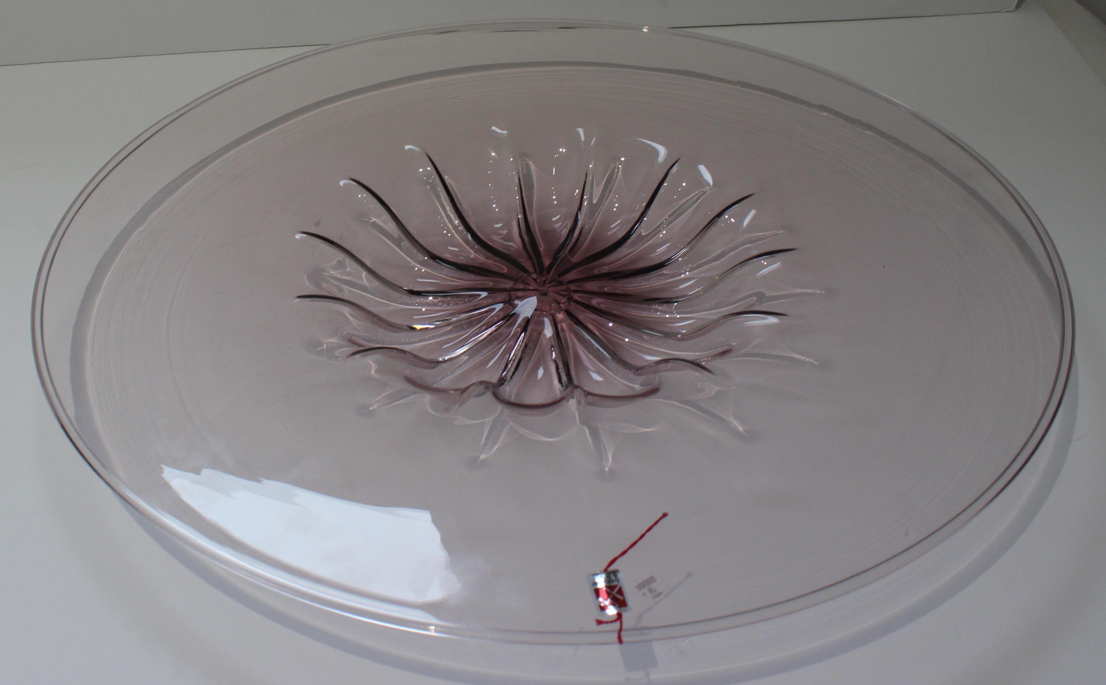 Barovier et Toso Murano Glass Dish For Sale 7