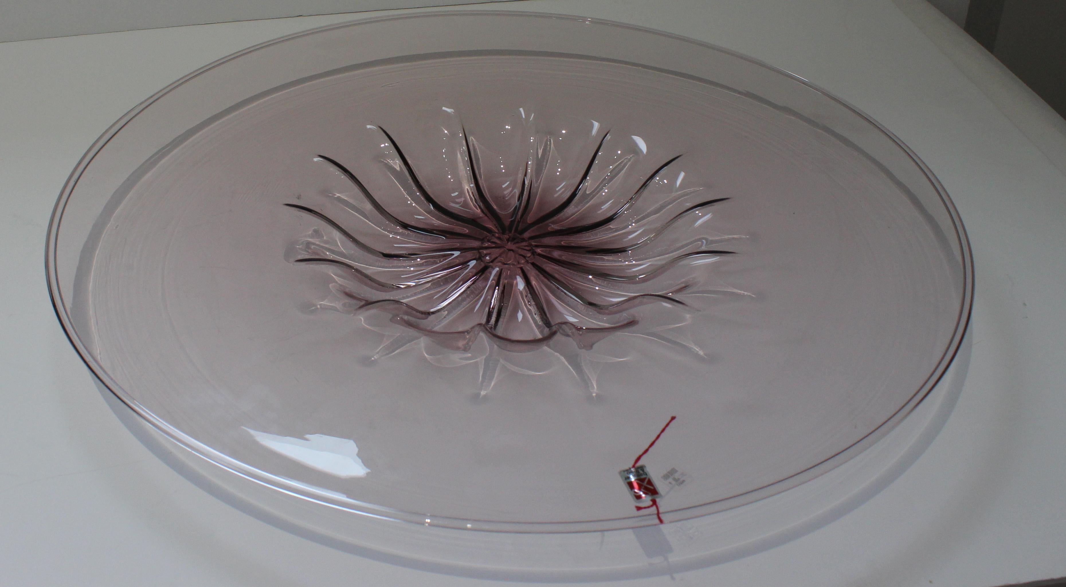 Barovier et Toso Murano Glass Dish For Sale 8