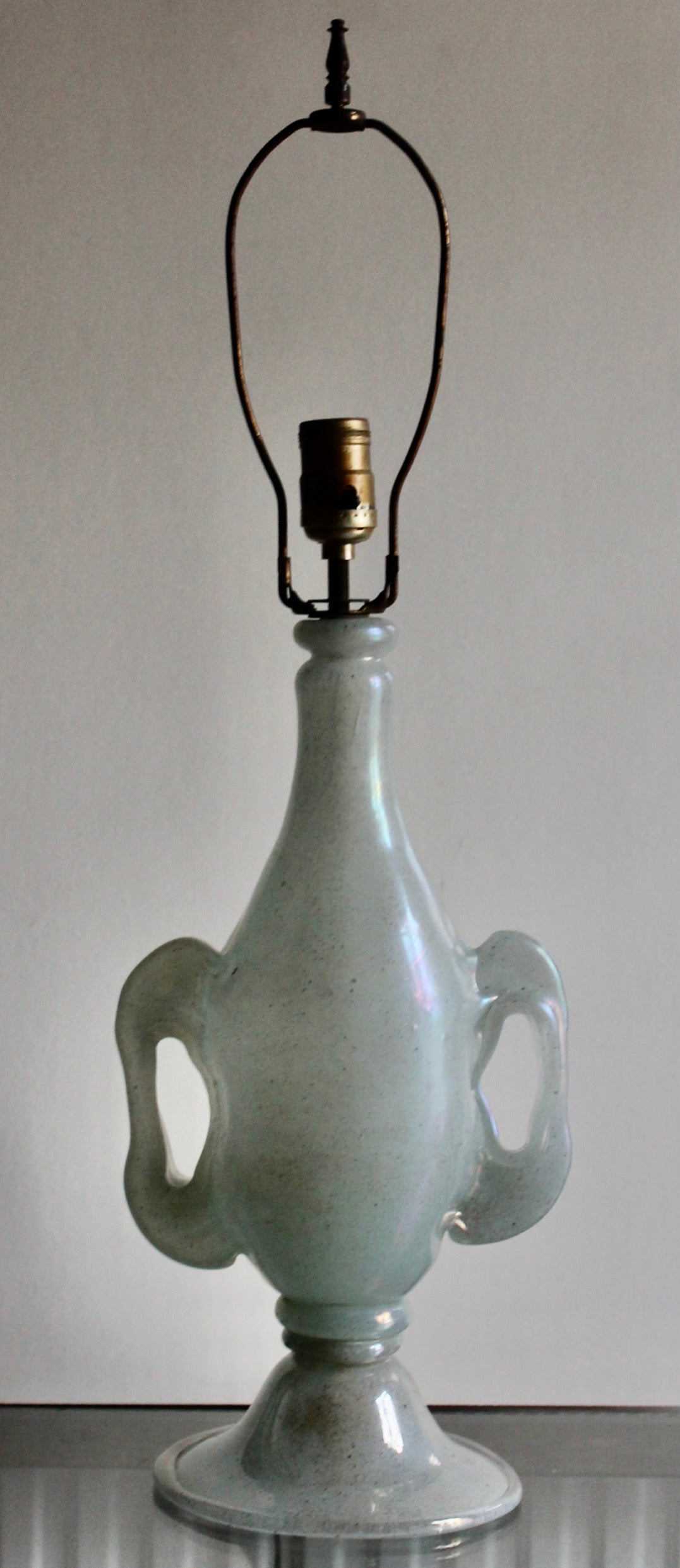 Mid-Century Modern Barovier 'Eugenio' Murano Vetri Table Lamp For Sale