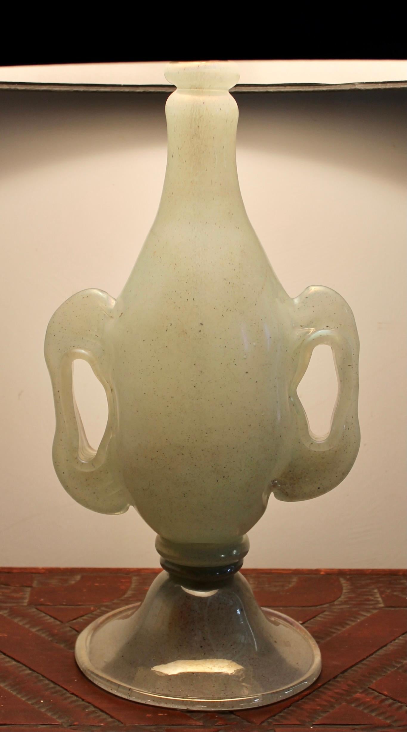 Italian Barovier 'Eugenio' Murano Vetri Table Lamp For Sale